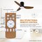 Ipower Ceiling Fan, 44 Inch, Wood Colorï¼Œ3 Blades HIFANXCEIL44WOOD - alternate 4